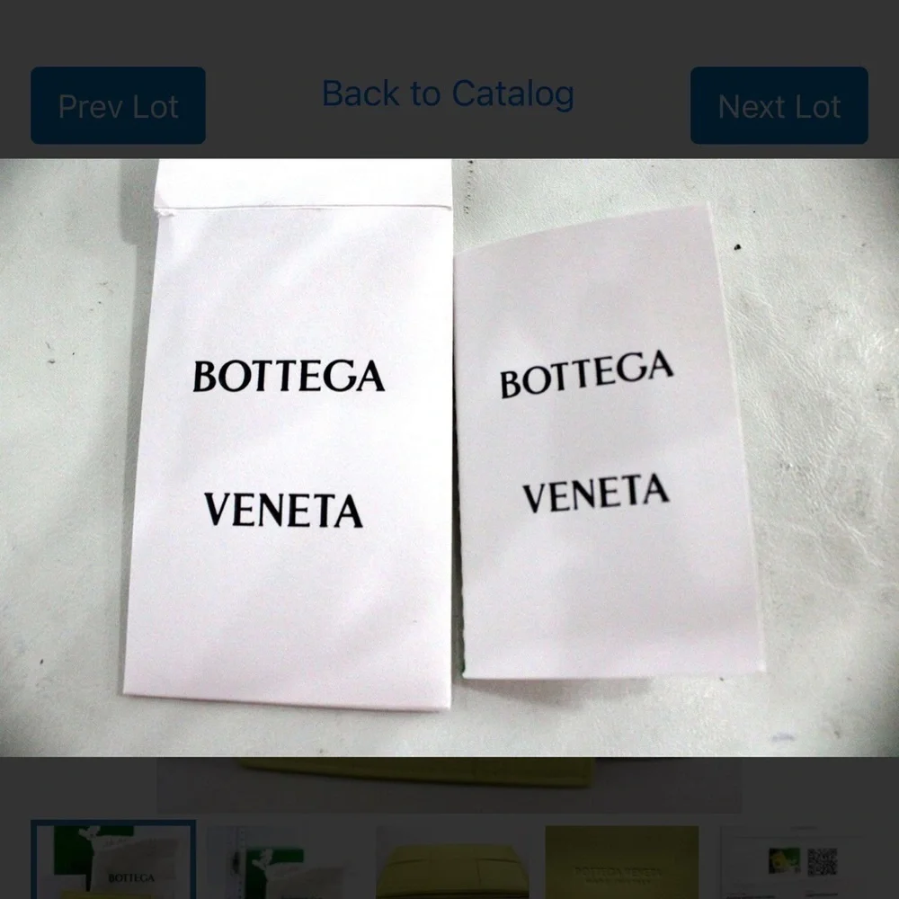 Bottega Veneta storage authenticity